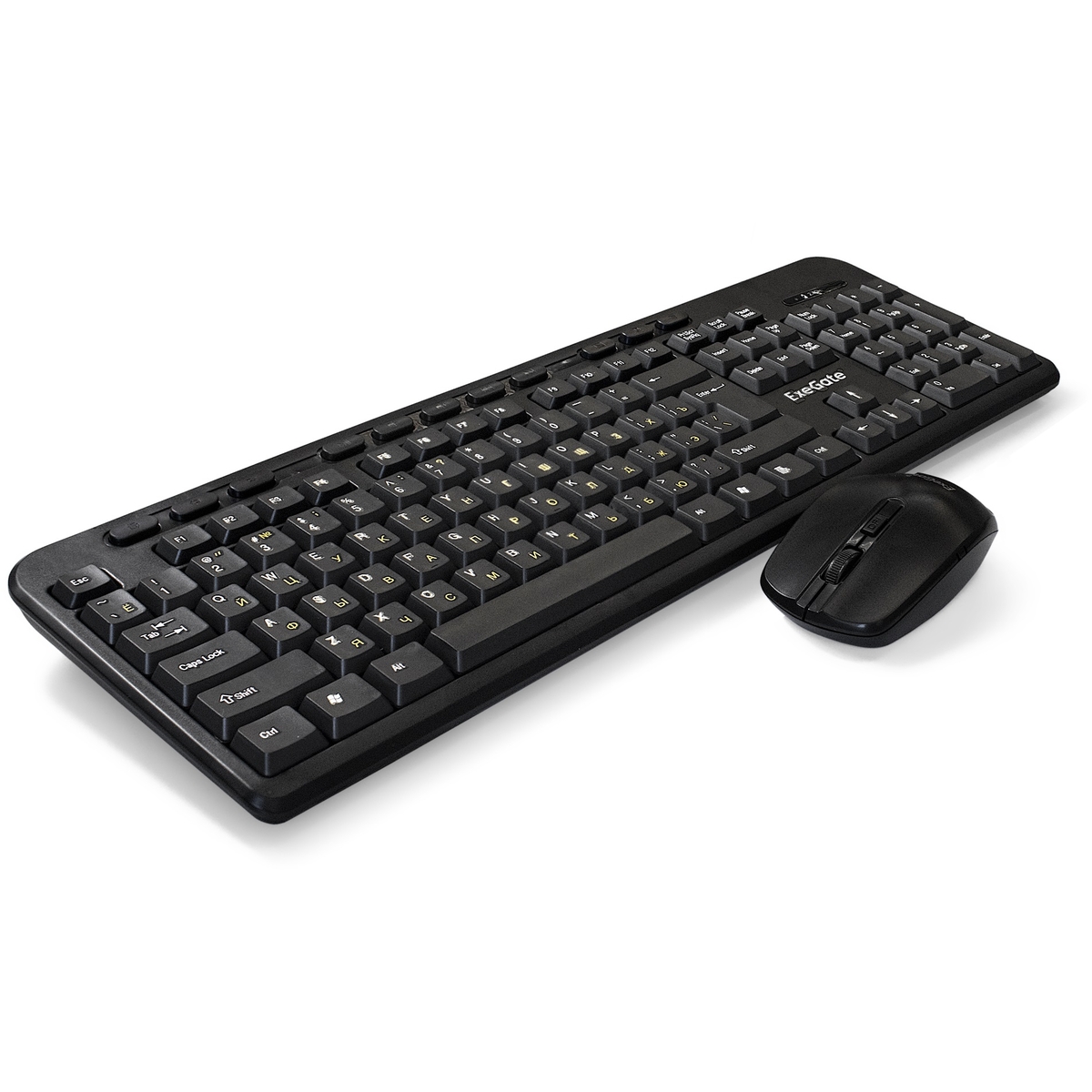 Клавиатура + мышь Exegate Professional Standard Combo MK240, беспроводной, USB, черный (EX286220RUS) - фото 1