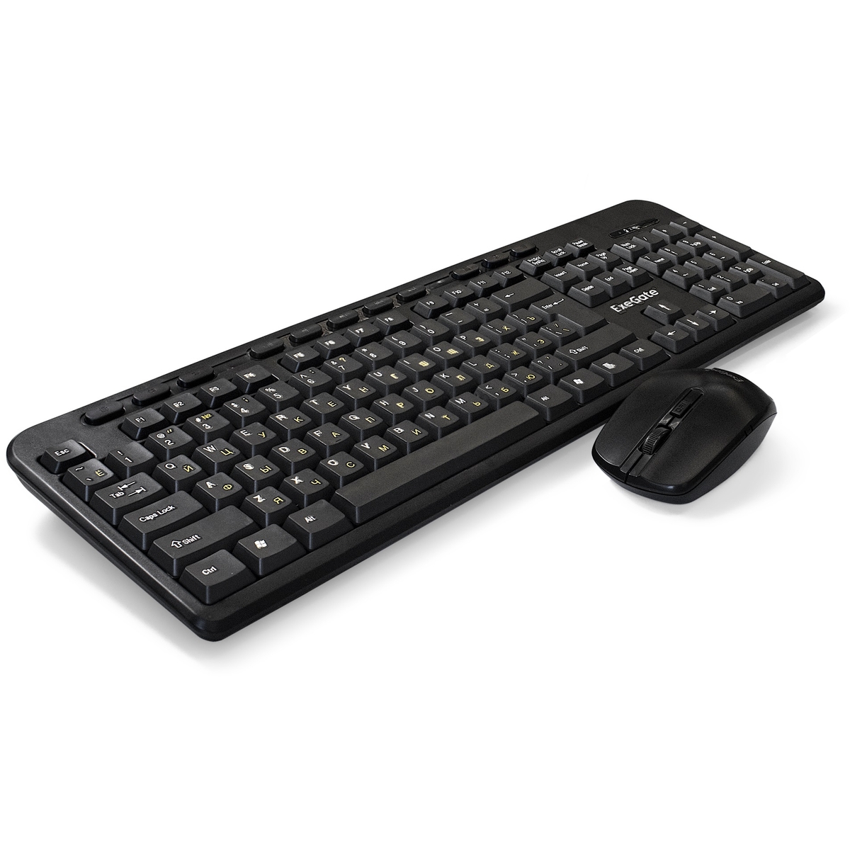 

Клавиатура + мышь Exegate Professional Standard Combo MK240, беспроводная, USB, черный (EX286220RUS), Professional Standard Combo MK240
