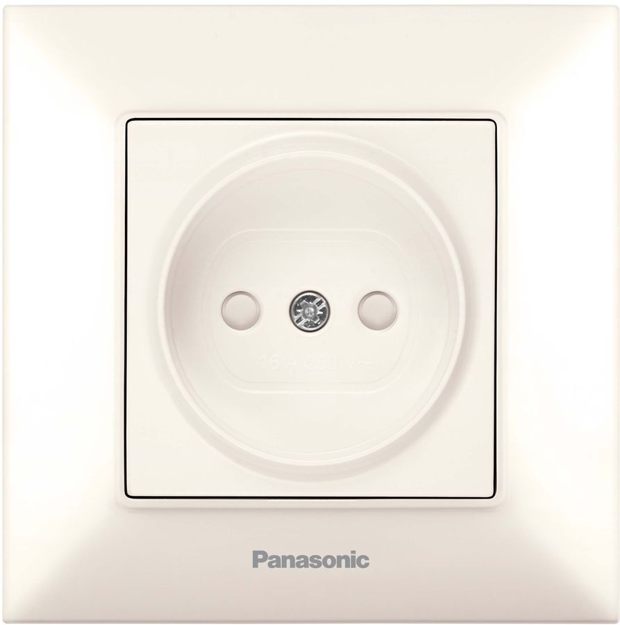 

Розетка Panasonic Arkedia Slim, скрытый монтаж, однопостовая, с з/к, со шторками, 16A, в сборе, IP20, бежевый (WNTC02112BG-RU)