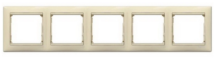 

Рамка Legrand Valena, горизонтальная, 5-постов, жемчужная (770475)