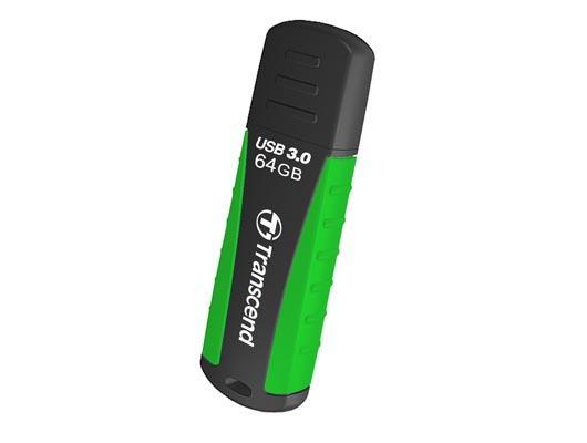 

Флешка 64Gb USB 3.0 Transcend JetFlash 810, черный/зеленый (TS64GJF810)