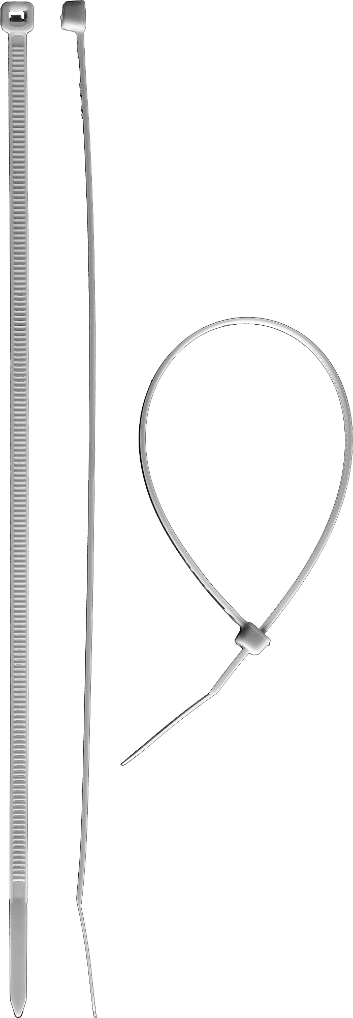 

Стяжка ЗУБР КС-Б1, 3.6 мм x 250 мм, 100 шт., белый (309010-36-250), КС-Б1