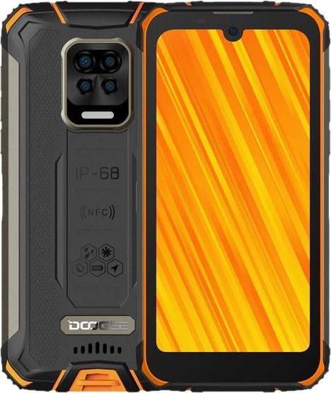 

Смартфон DOOGEE S59, 5.71" 720x1520 IPS, MediaTek Helio A25, 4Gb RAM, 64Gb, 3G/4G, NFC, Wi-Fi, BT, 4xCam, 2-Sim, 10050mAh, USB Type-C, Android 10, черный/оранжевый, ударопрочный корпус, S59