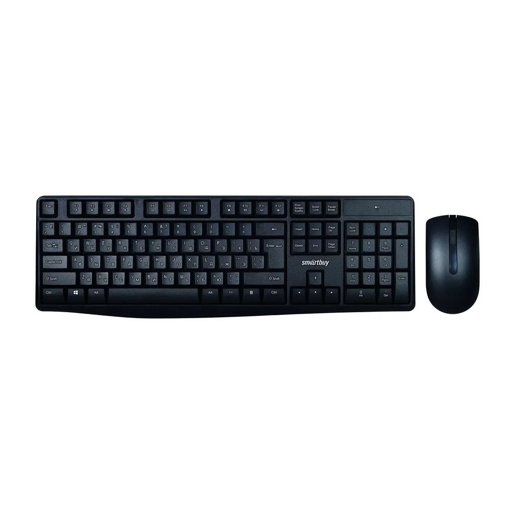 Клавиатура + мышь SmartBuy ONE 207295AG-K, беспроводной, USB, черный (SBC-207295AG-K) - фото 1