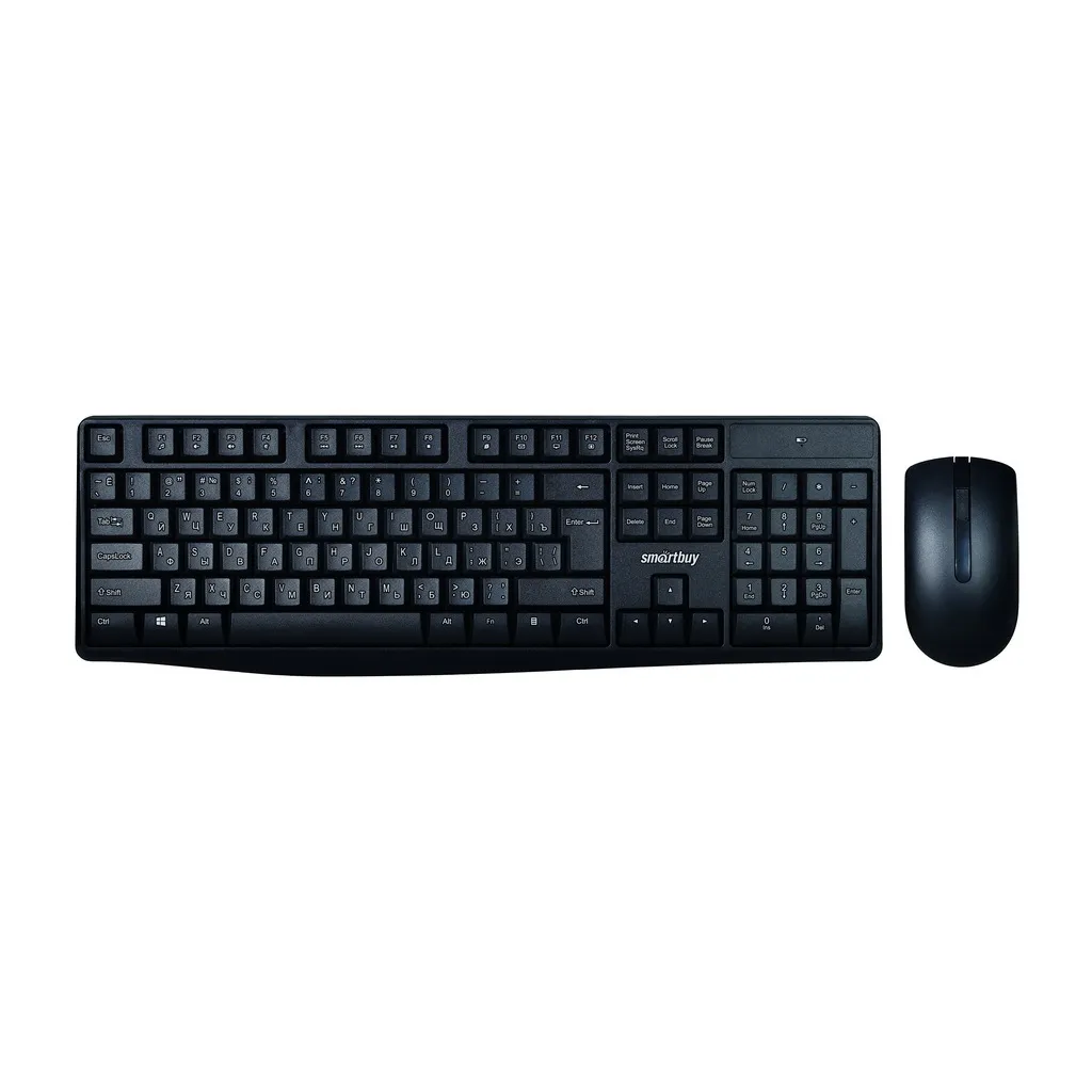 

Клавиатура + мышь SmartBuy ONE 207295AG-K, беспроводная, USB, черный (SBC-207295AG-K), ONE 207295AG-K