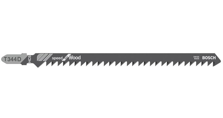

Пилка для лобзика Bosch T344D L152мм, прямой рез, ДВП, дерево, ДСП, 3шт. (2608637944), T344D