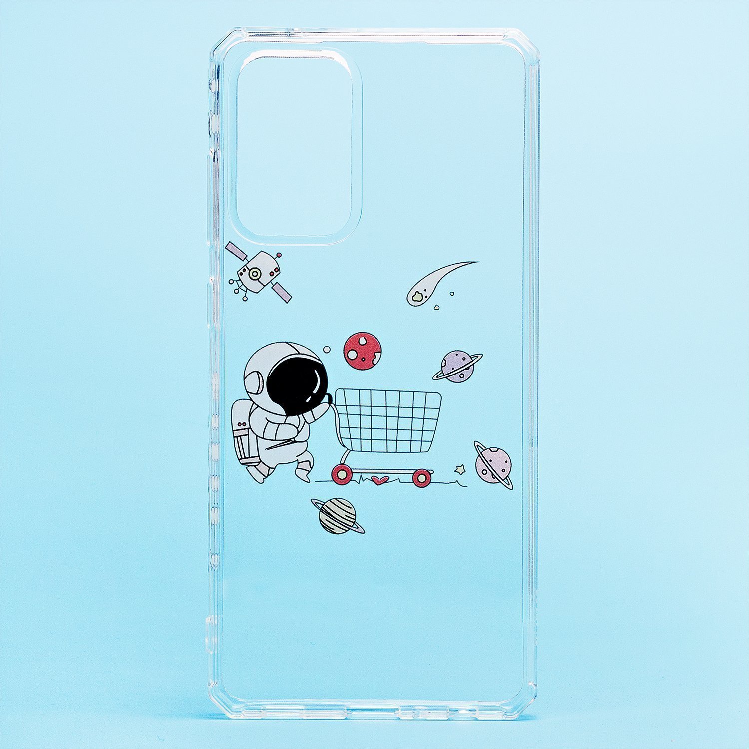 

Чехол-накладка SC231 для смартфона Samsung SM-A725 Galaxy A72, силикон, принт 001 (129673)