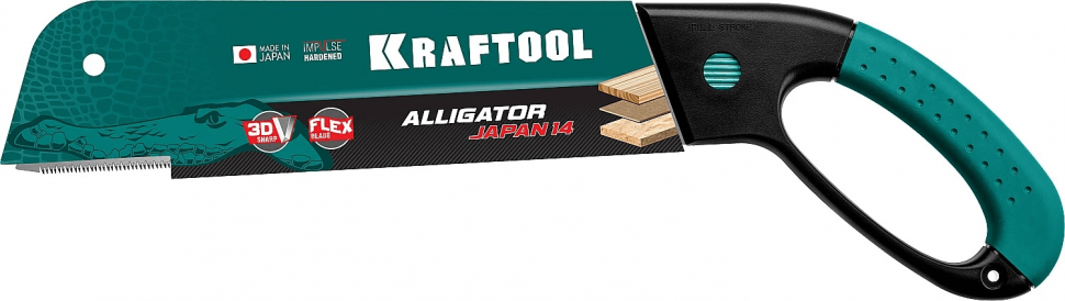Ножовка по дереву Kraftool FINE CUT CARPENTRY, длина полотна 300 мм