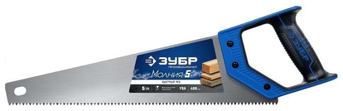 Ножовка по дереву ЗУБР Молния-5, длина полотна 500 мм
