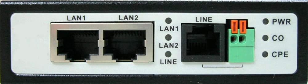Удлинитель Ethernet (VDSL) Osnovo TR-IP2, 1xRJ-45-2xRJ-45, по витой паре до 3км (TR-IP2)