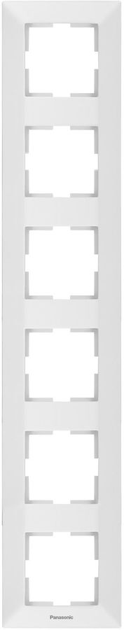 

Рамка Panasonic Arkedia, вертикальная, 6шт., белый (WMTF08162WH-RU)