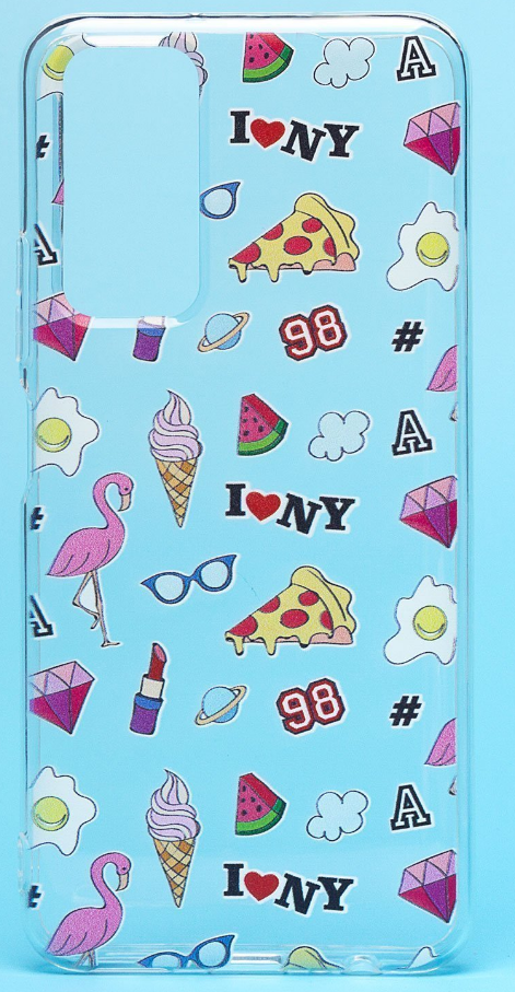 

Чехол-накладка для смартфона Huawei Honor 10X Lite, силикон, принт