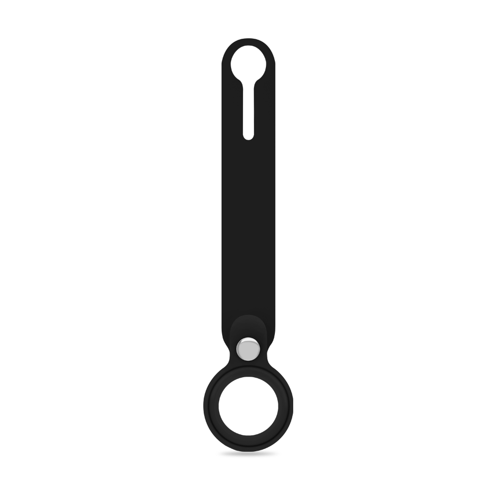 

Чехол DF 01, Apple для AirTag, силиконовый, черный (DF iTag-01), 01
