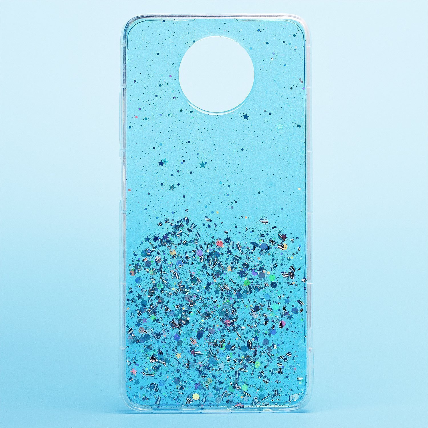

Чехол-накладка SC223 для смартфона Xiaomi Redmi Note 9T, light blue (131170)