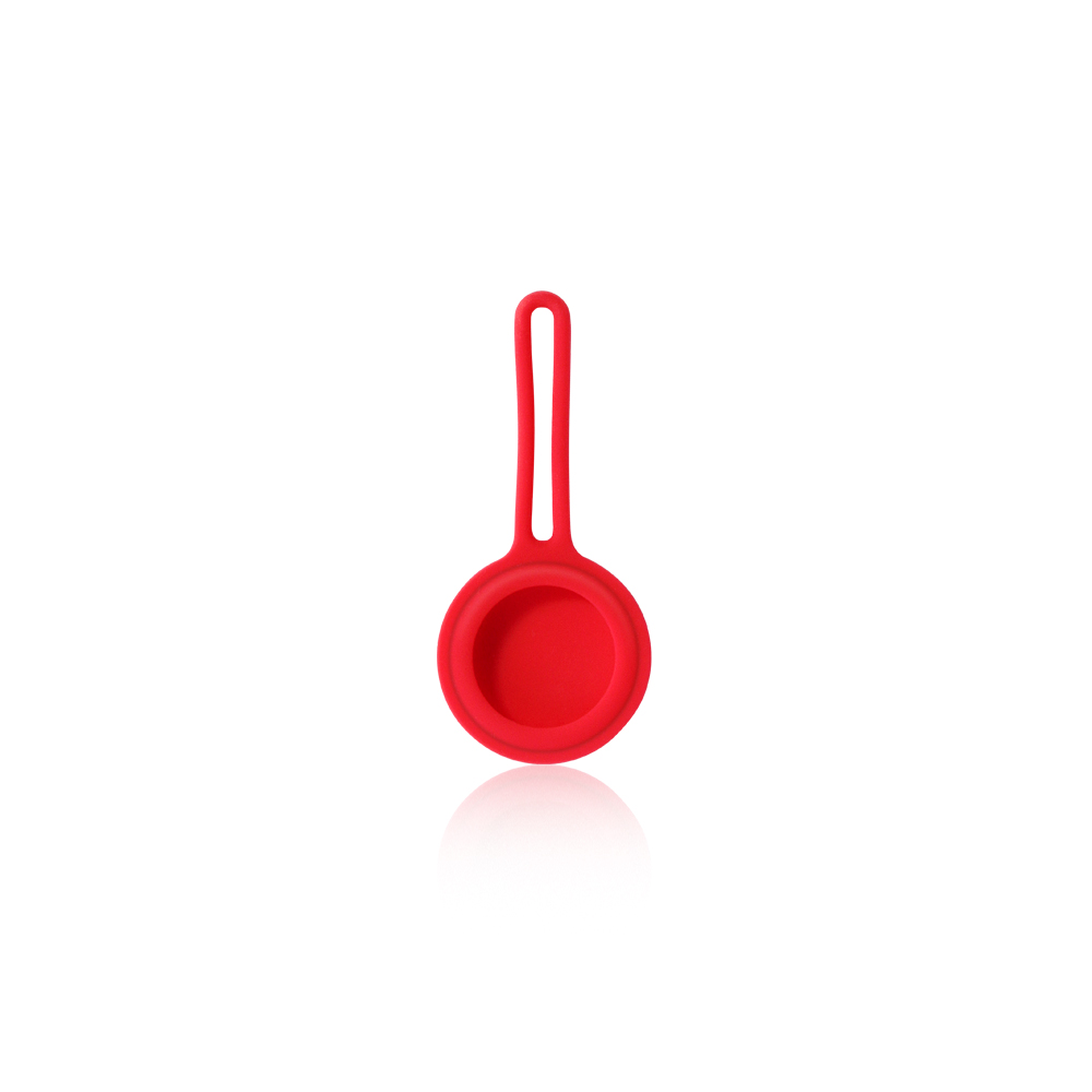 

Чехол DF 03, Apple для AirTag, силиконовый, красный (DF iTag-03), 03