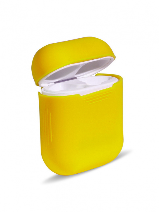 

Чехол Smartbuy, силиконовый для Apple AirPods, желтый (SBECASE-001S-YE), -