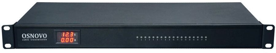 

Блок питания Osnovo PS18-12120/R, для монтажа в 19' стойку, черный (PS18-12120/R), PS18-12120/R