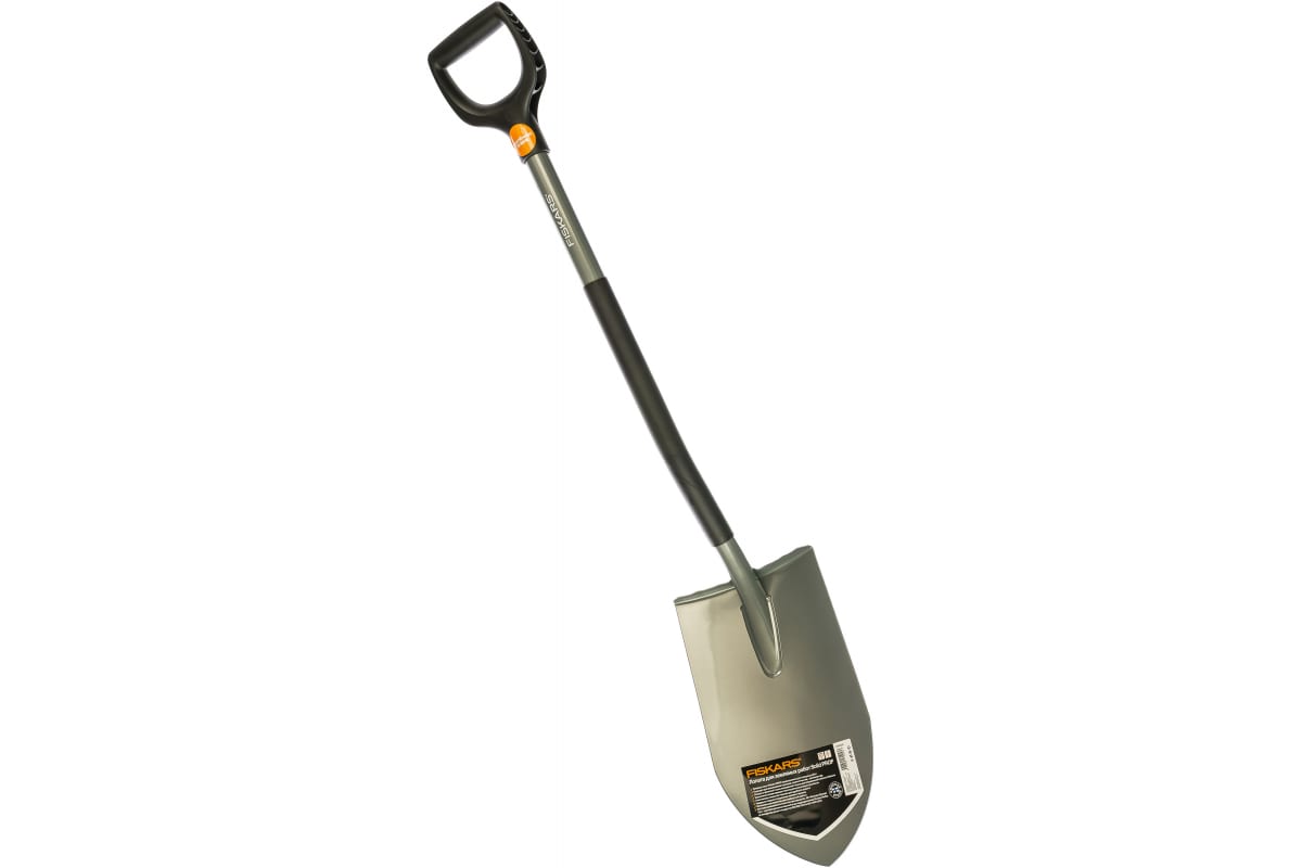 

Лопата штыковая с черенком FISKARS Solid Prof, ширина 21см (1050255)