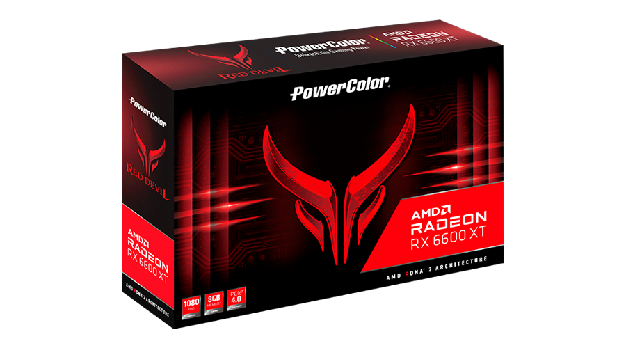 Видеокарта PowerColor AMD Radeon RX 6600 XT 8Gb DDR6 (AXRX 6600XT