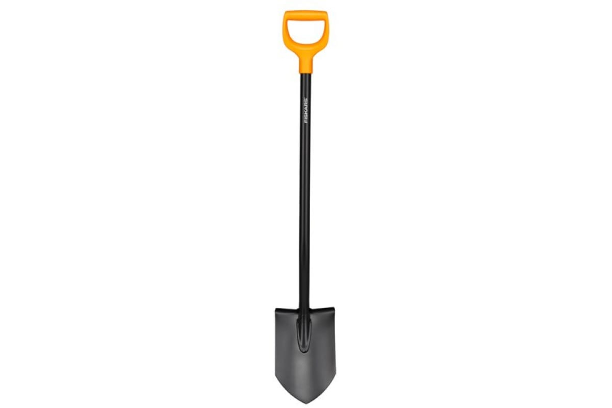 

Лопата штыковая с черенком FISKARS Solid, ширина 19.5см (1026686), 0