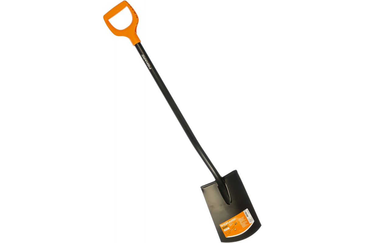 

Лопата штыковая с черенком FISKARS Solid, ширина 18см (1026683), 0