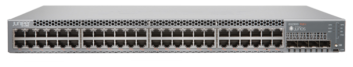 

Коммутатор Juniper EX2300-48T, управляемый, кол-во портов: 48x1 Гбит/с, кол-во SFP/uplink: SFP 4x1 Гбит/с, установка в стойку (EX2300-48T), EX2300-48T