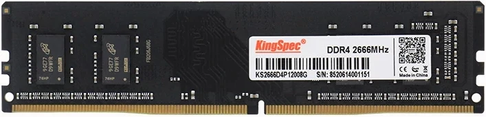Память DDR4 DIMM 4Gb, 2666MHz KingSpec (DDR4-PC-4GB)