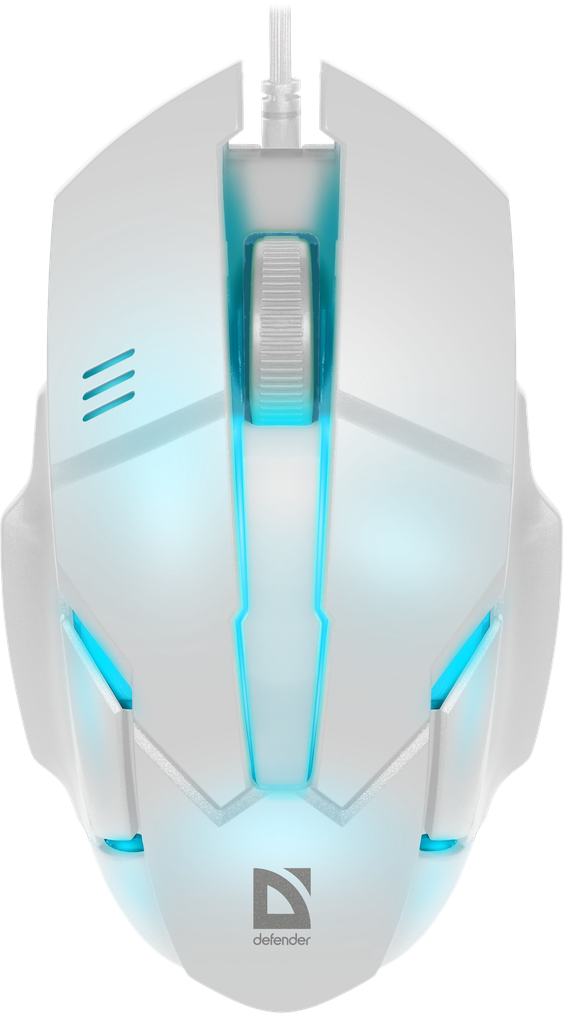 

Мышь проводная Defender Host MB-982, 1000dpi, оптическая светодиодная, USB, белый (52983), Host MB-982