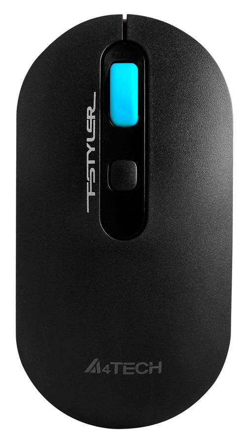 

Мышь беспроводная A4Tech Fstyler FG20, 2000dpi, оптическая светодиодная, USB, черный/синий (FG20 BLUE), Fstyler FG20