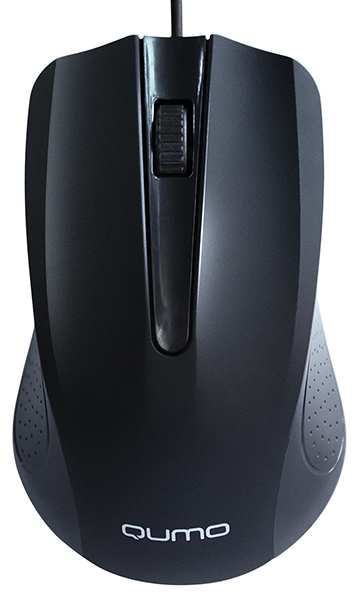 

Мышь проводная Qumo Union M66, 1000dpi, оптическая светодиодная, USB, черный (24363), Union M66