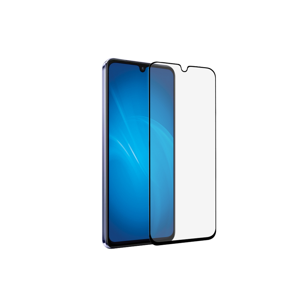 

Защитное стекло DF для экрана смартфона Vivo V21, FullScreen, черная рамка (vColor-20)
