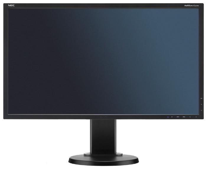 

Монитор 22" NEC E223W BK TN, 1680x1050 (16:10), 250cd/m2, 5ms, VGA, DVI, DisplayPort, черный, E223W BK