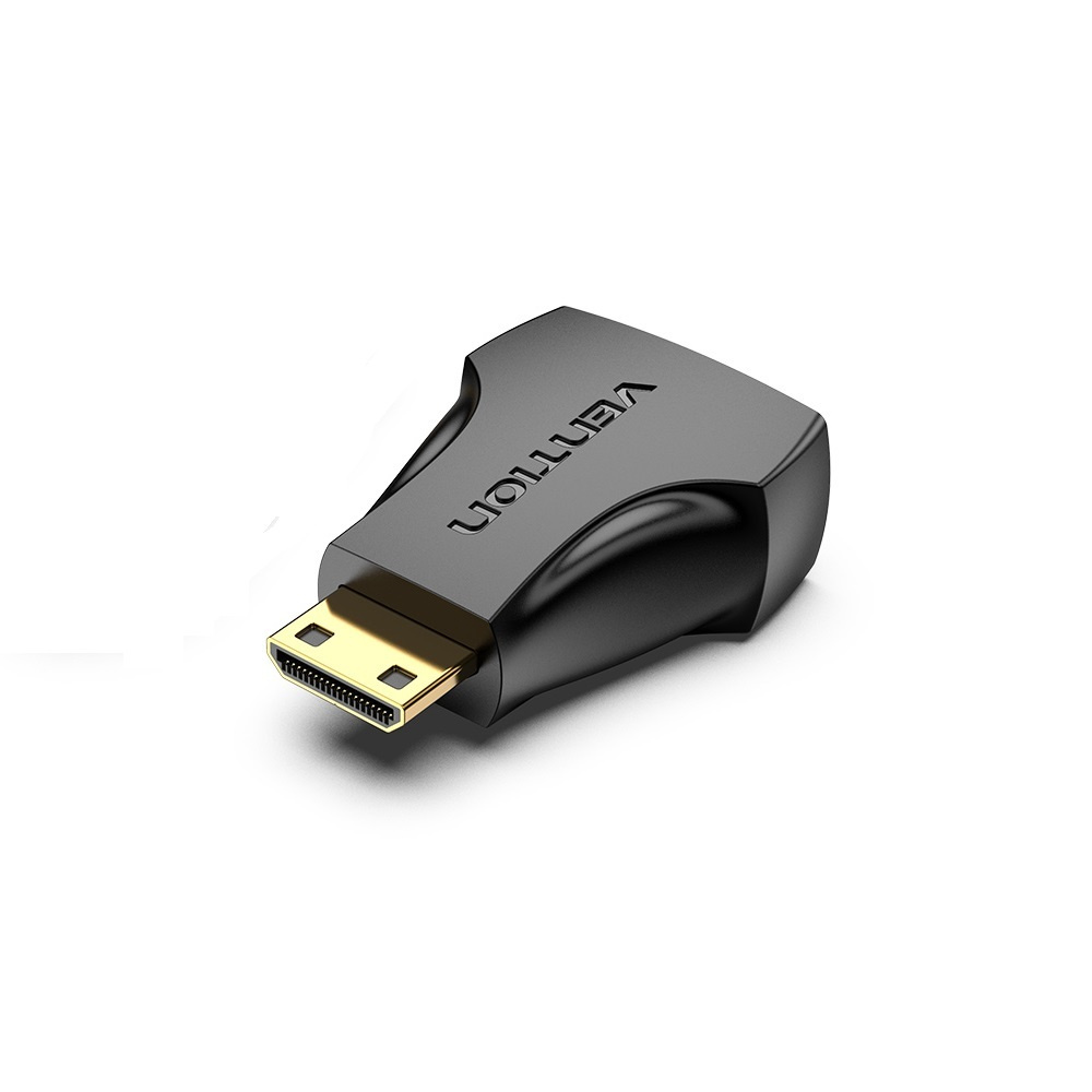 

Переходник (адаптер) HDMI(19F)-Mini HDMI(19M), 10 см, черный Vention AISB0 (AISB0), AISB0