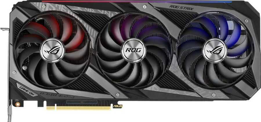 

Видеокарта ASUS NVIDIA GeForce RTX 3070 ROG STRIX GAMING, 8Gb DDR6, 256bit, PCI-E, 2HDMI, 3DP, Retail (ROG-STRIX-RTX3070-O8G-V2-GAMING LHR), ROG STRIX GAMING