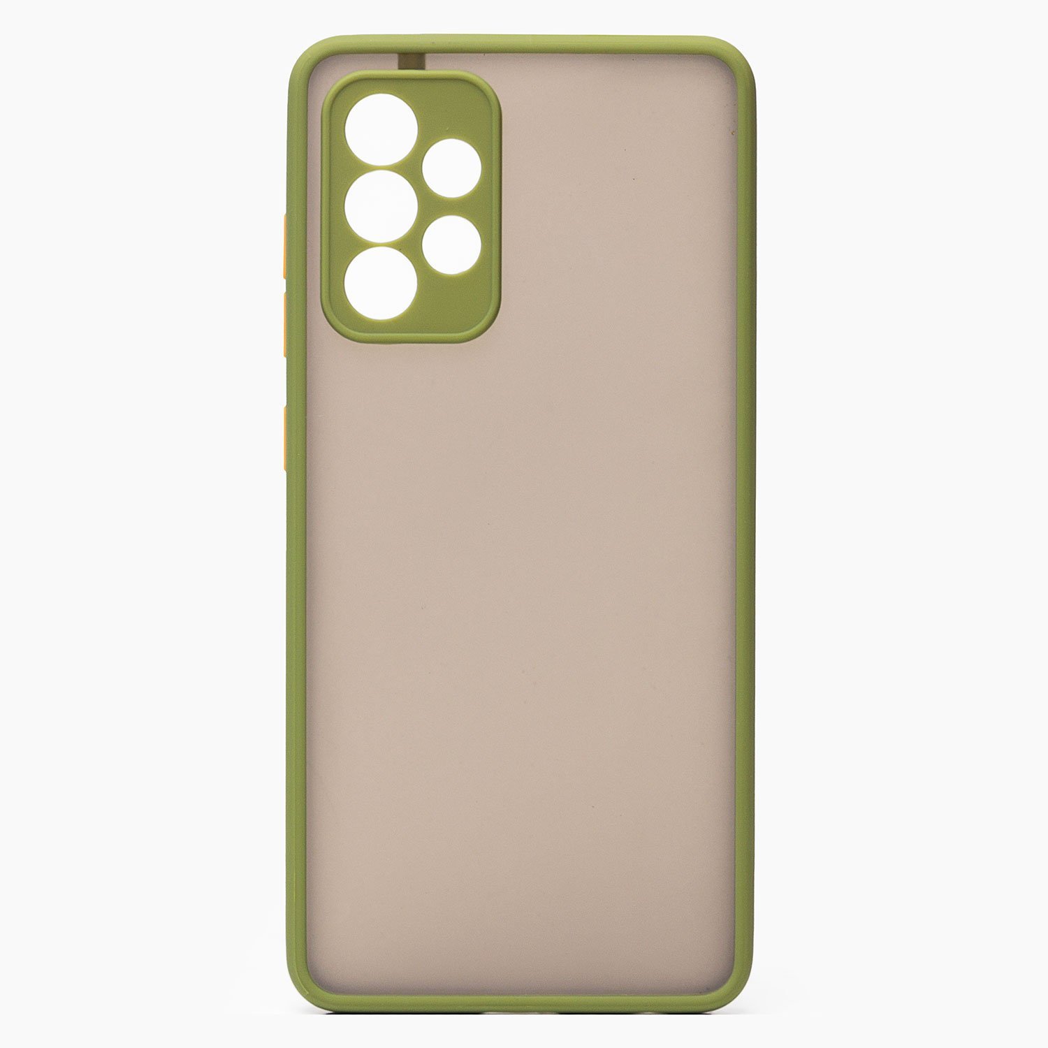 

Чехол-накладка PC041 для смартфона Samsung SM-A525 Galaxy A52, green/black (130980)