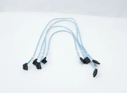 

Комплект шлейфов SuperMicro SATA-SATA, угловой, 70/59/48/38 см, голубой (CBL-0180L-01)