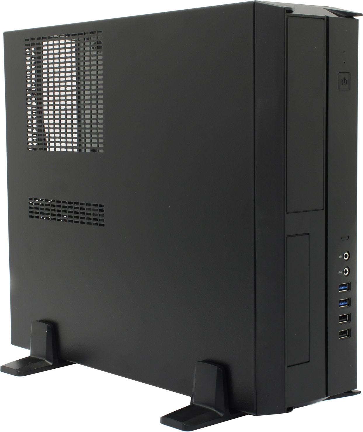 Корпус INWIN BL067BL, mATX, Slim-Desktop, 2xUSB 3.0, черный, 300 Вт (6143980)