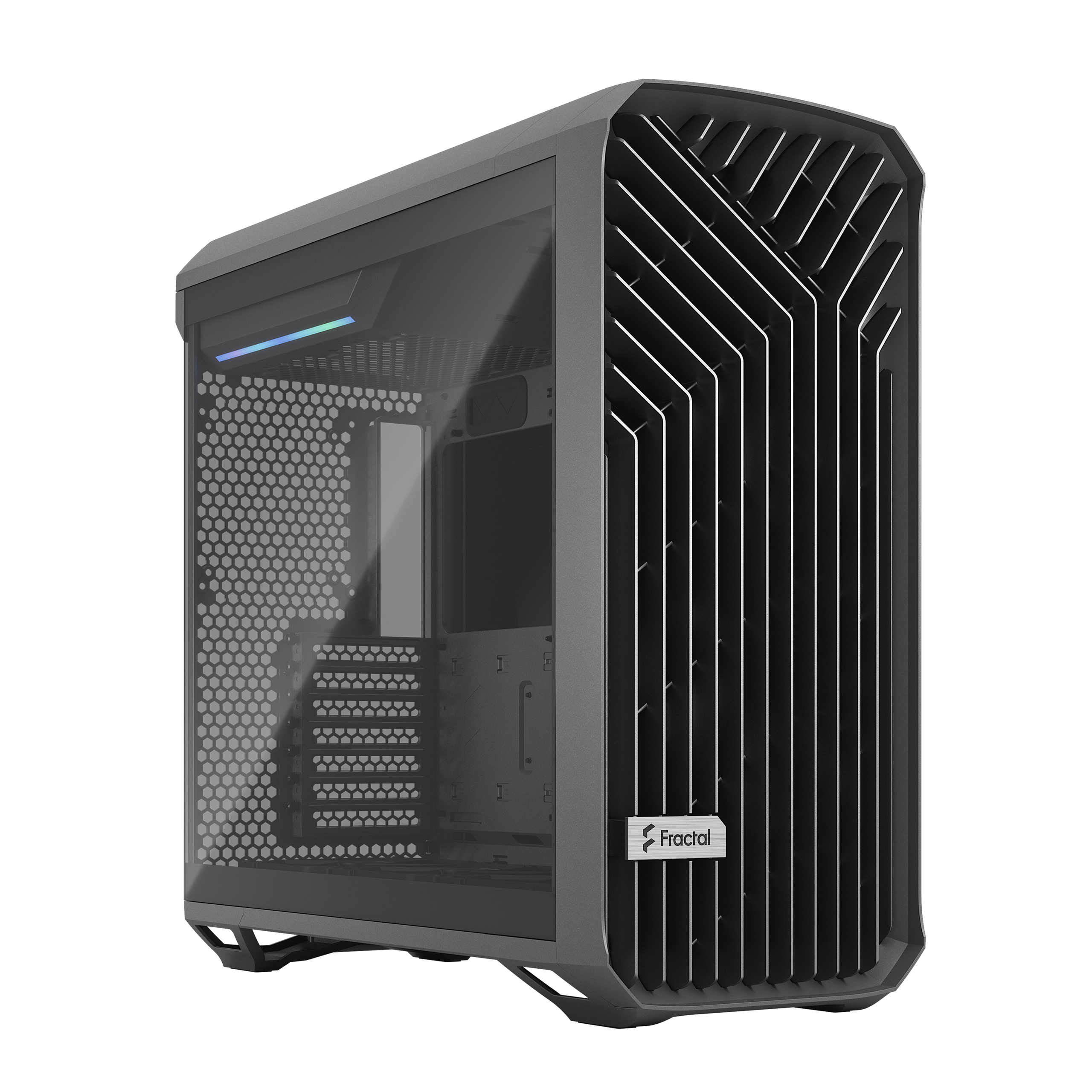 

Корпус Fractal Design Torrent Gray TG Light Tint, EATX, Midi-Tower, 2xUSB 3.0, USB Type-C, темно-серый, Без БП (FD-C-TOR1A-02), Torrent Gray TG Light Tint