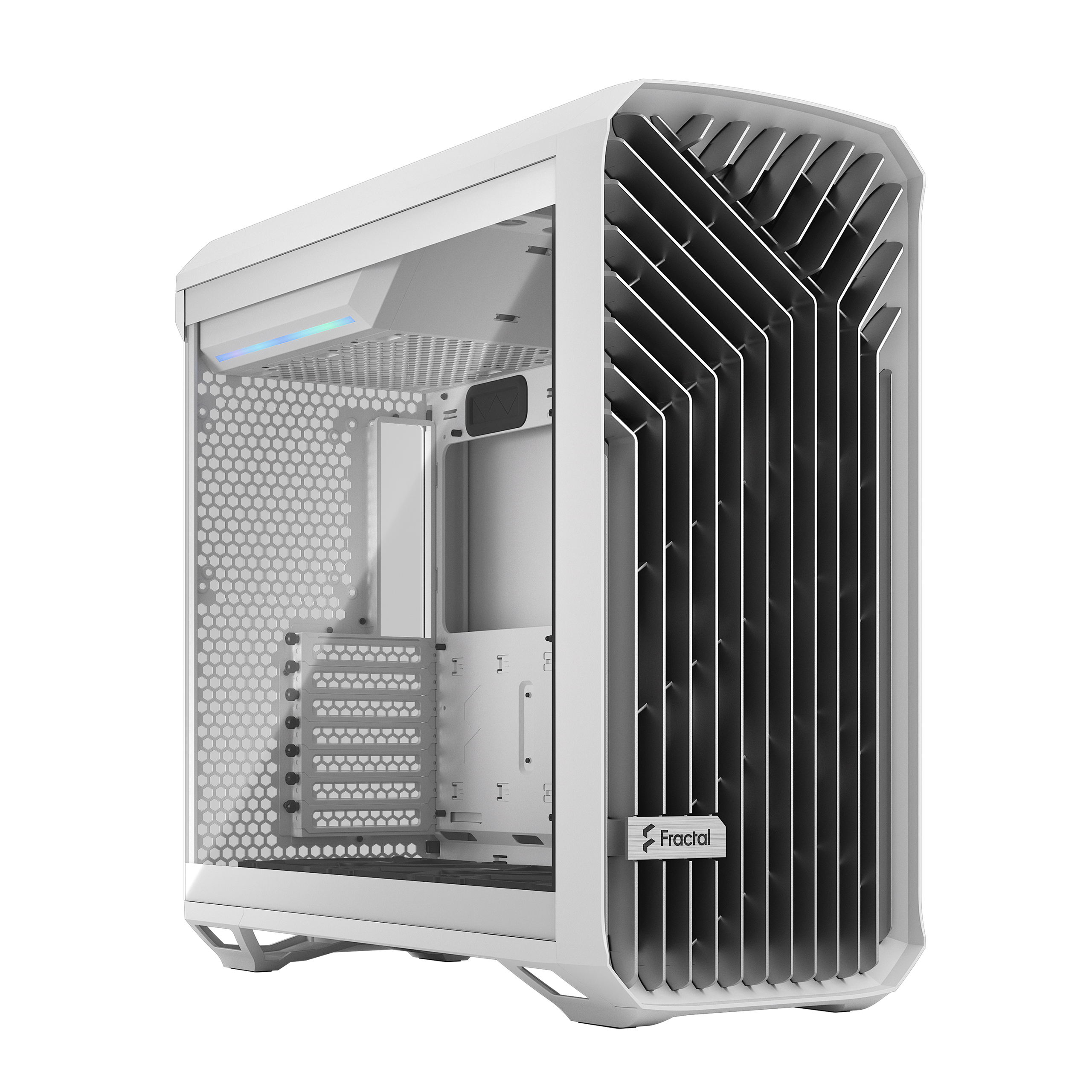 Корпус Fractal Design Torrent White TG Clear Tint, Midi-Tower, без БП,  белый, 929629 купить в Барнауле в интернет-магазине e2e4