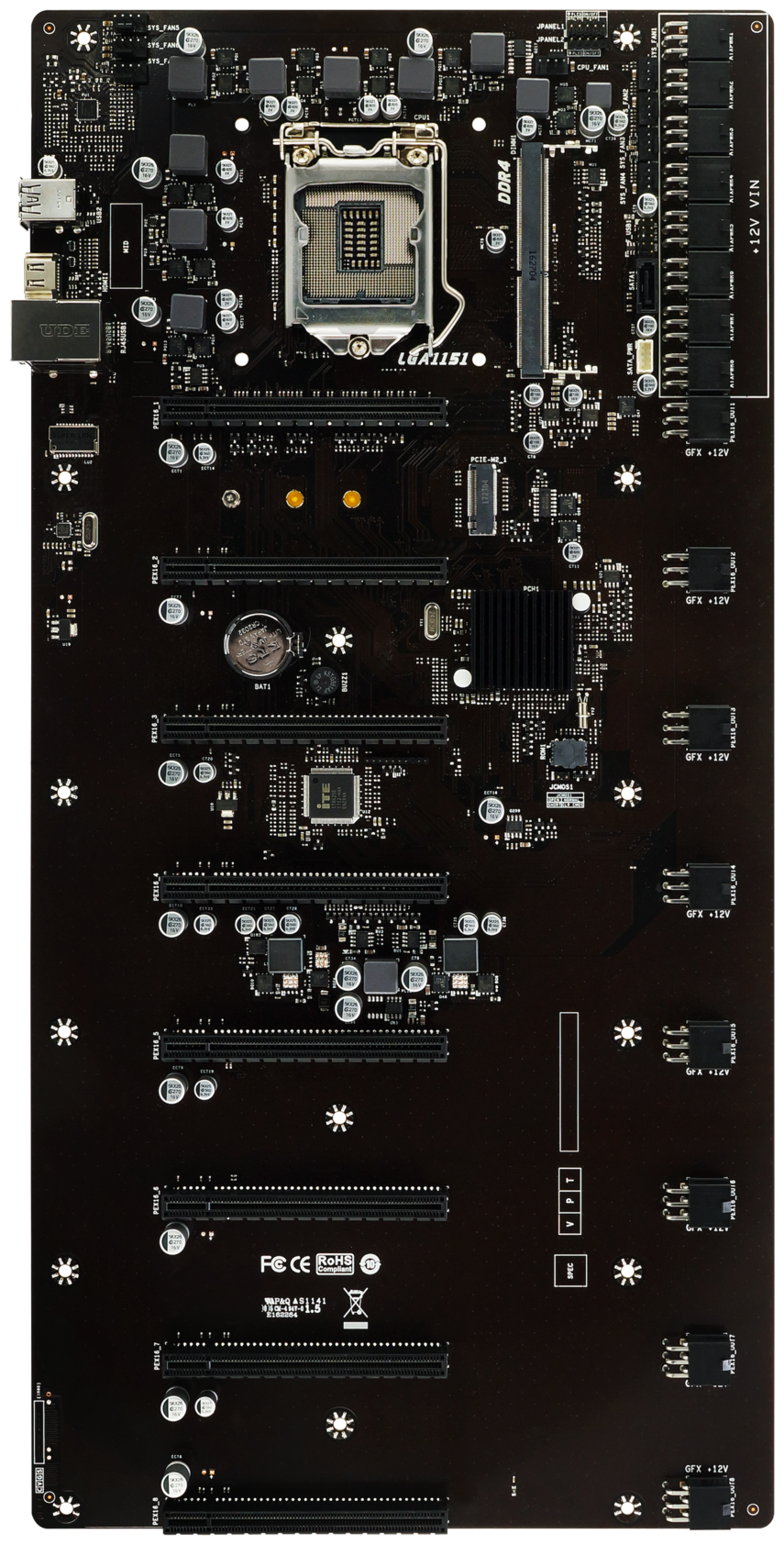 

Материнская плата Biostar TB360-BTC D+, Socket1151v2, Intel B360, 1xDDR4 SODIMM, 8, SATA3, GLAN, HDMI, Retail, TB360-BTC D+