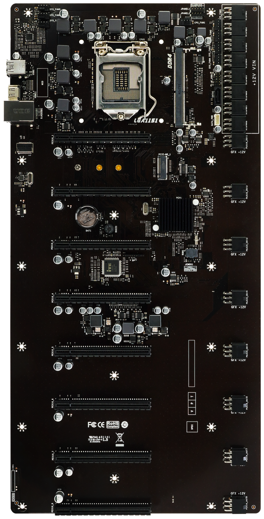 Материнская плата Biostar TB360-BTC D+, Socket1151v2, Intel B360, 1xDDR4 SODIMM, 8, SATA3, GLAN, HDMI, Retail - фото 1