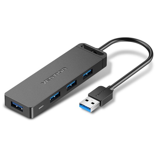 

Концентратор Vention, 4xUSB 3.0, черный (CHLBB)