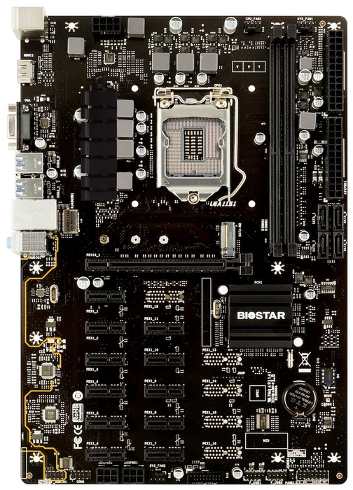 

Материнская плата Biostar TB360-BTC Pro 2.0/3.0, Socket1151v2, Intel B360, 2xDDR4, PCI-Ex16, 4SATA3, 7.1-ch, GLAN, 6 USB 3.0, VGA, HDMI, ATX, Retail, TB360-BTC Pro 2.0/3.0