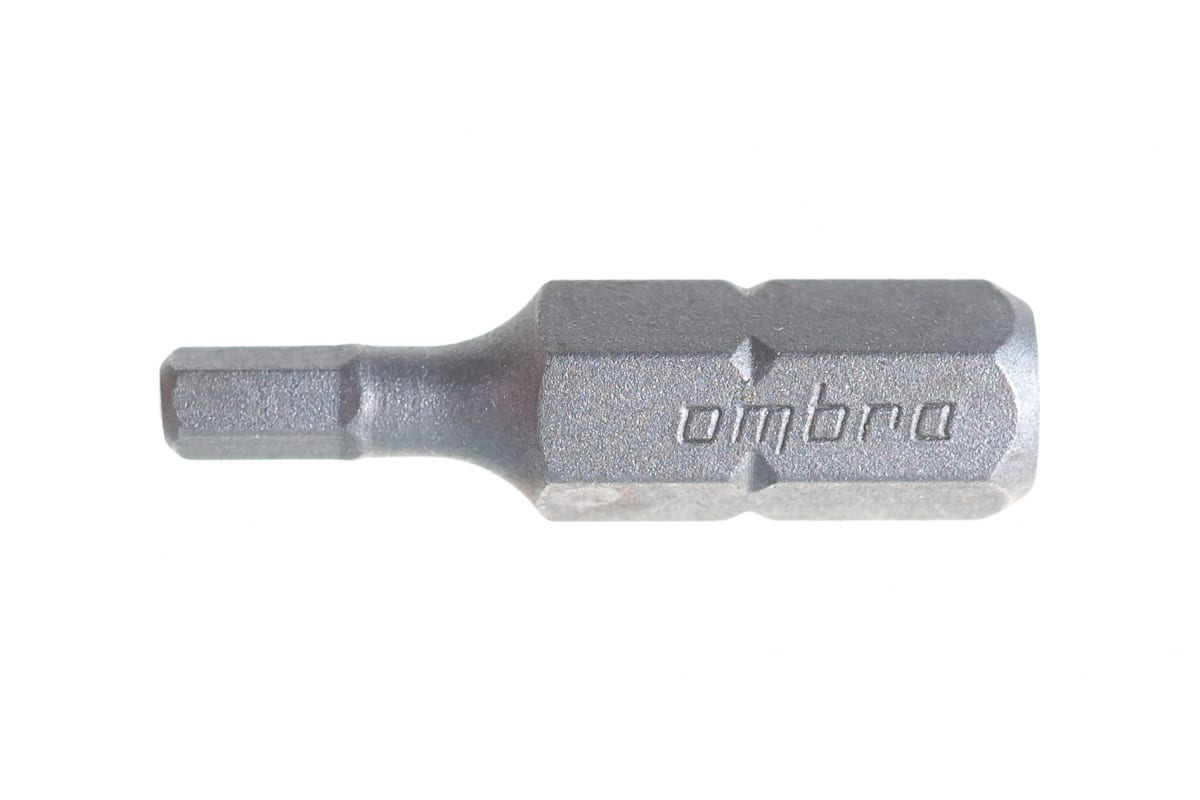 Бита односторонняя Ombra HEX3, 25мм, 1/4 (тип С), 1шт. (514230)