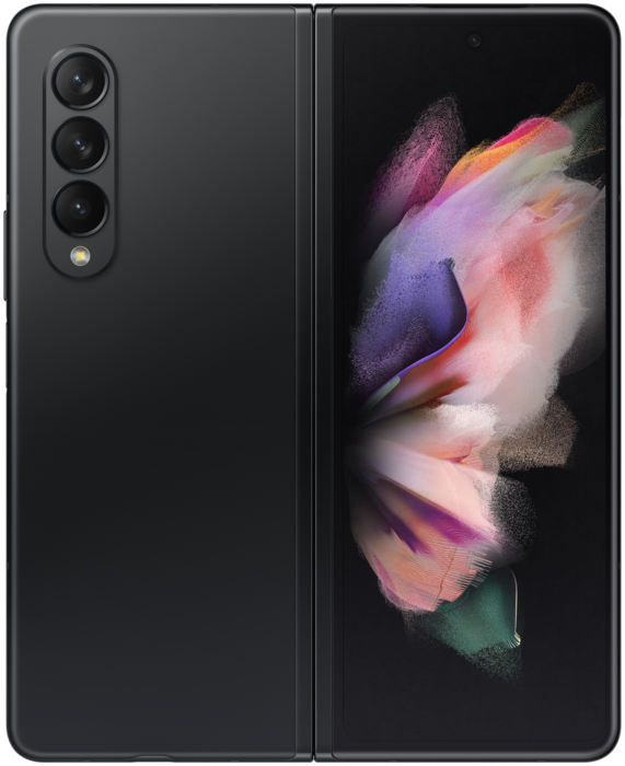 

Смартфон Samsung Galaxy Z Fold3, 7.6" 2208x1768 AMOLED, Qualcomm Snapdragon 888, 12Gb RAM, 256Gb, 3G/4G/5G, NFC, Wi-Fi, BT, 3xCam, 2-Sim (nano SIM+eSIM), 4400mAh, USB Type-C, Android 11, черный (SM-F926BZKDSER), Galaxy Z Fold3