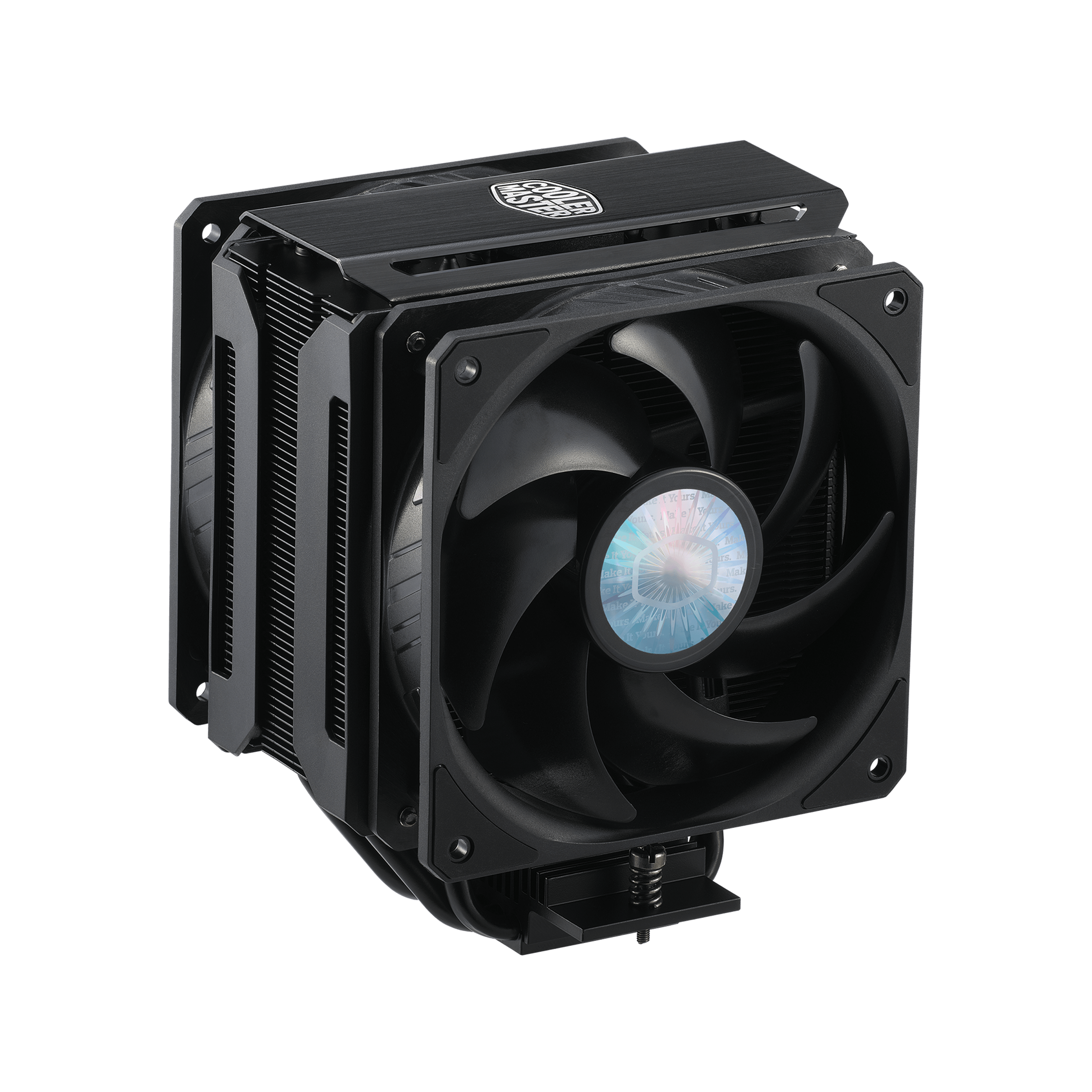 

Кулер для процессора COOLERMASTER MasterAir MA612 Stealth для Socket/115x/1200/1356/1366/2011/2011-3/2066/AM2/AM2+/AM3/AM3+/FM1/AM4/FM2/FM2+, 120 мм, 1800rpm, 27 дБА, 250 Вт, 4-pin PWM, Al+Cu (MAP-T6PS-218PK-R1), MasterAir MA612 Stealth