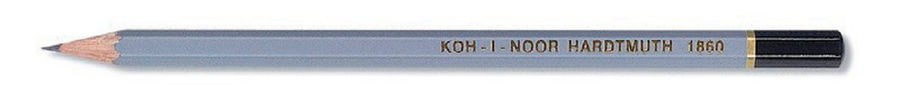 

Карандаш чернографитный B, шестигранная форма, серый, KOH-I-NOOR 1860 B (186000B00104), 1860 B