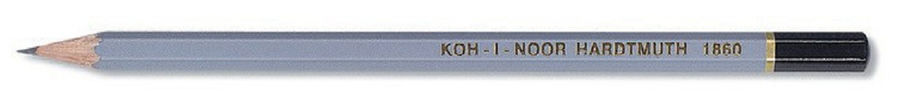 

Карандаш чернографитный 3B, шестигранная форма, серый, KOH-I-NOOR 1860 3B (186003B00104), 1860 3B