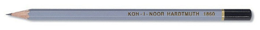 

Карандаш чернографитный 6B, шестигранная форма, Серый, KOH-I-NOOR 1860 6B (186006B00104), 1860 6B