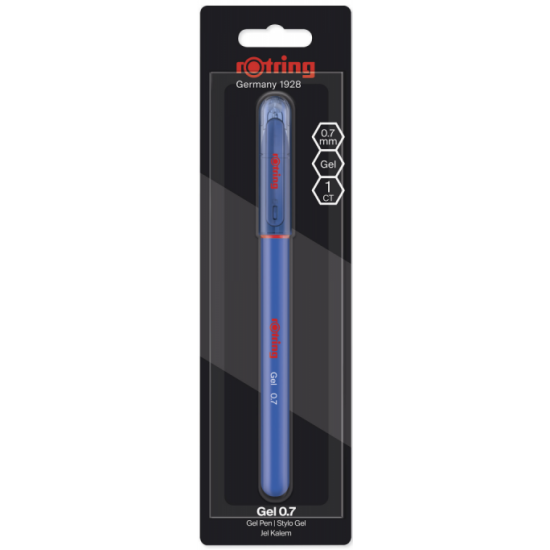 Ручка гелевая Rotring GEL 2115362, колпачок, блистер (2115362)